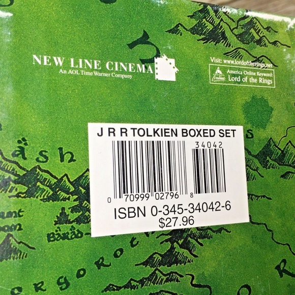 Vntg Lord of the Rings The Hobbit Boxed Book Set - Picture 11 of 12
